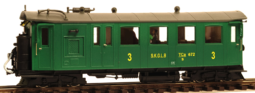 Ferro Train 209-301 - Austrian TCa 672 Railcar of the  SKGLB, ca 1933